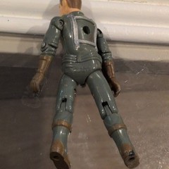 Hasbro Vintage 1992 Gray/Red/Brown Action Figure, Plastic, 1990s