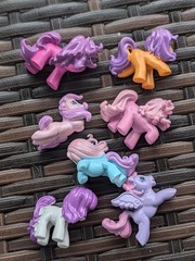 My Little Pony Mini Figure Lot Blind Bag Ponies & Ponyville Mixed Lot Of 16 Toys