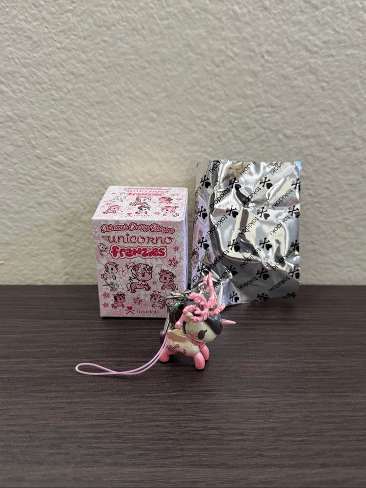 Tokidoki Shimmer Cherry Blossom Unicorno Frenzies Figure Phone Charm – Regal