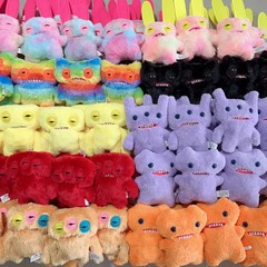 Ugly Monster Plush Toy Human Teeth Stuffed Animal Halloween Decoration Doll