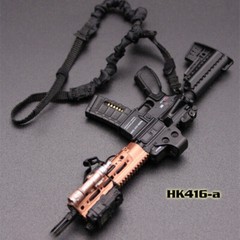 Soldier Accessories 1:6 Scale Plastic Assault Rifle Weapon Gun Fit 12” Figure
