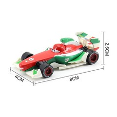 2Pcs Disney Pixar Cars White Francesco BerNOulli Hauler Truck Diecast Toys Set