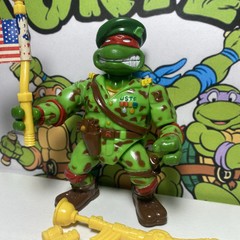 RAPH, The Green Teen Beret Vintage 1991 TMNT Near Complete Figure 1511 E2