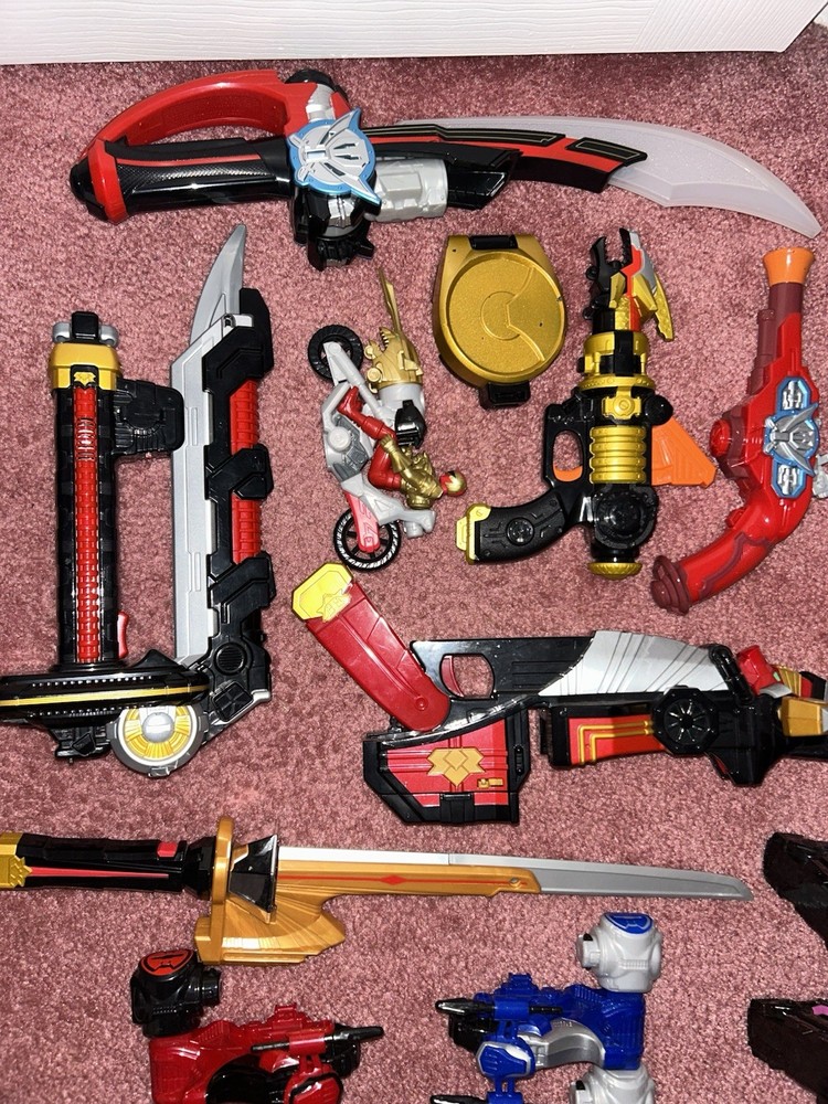Power Rangers Dino Thunder, Ninja Storm, Samurai, Mega force Weapons Lot