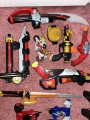 Power Rangers Dino Thunder, Ninja Storm, Samurai, Mega force Weapons Lot