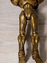 4″ GOLD TROPHY SAMUS + MORPH BALL 3-PK World of Nintendo Phazon Suit Metallic