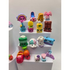 Shopkins Moose Toys Mixed Lot 24 Figures Food Fashion Music Kawaii Miniatures