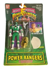 VTG 1994 Bandai Auto Mighty Morphin Power Rangers Green Ranger Tommy Figure Read