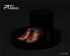 PTMODEL 1/6 PTA-1002 Magnetic Leather Shoes Model Fit 12” Body Figures
