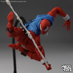 Mess Toys Scarlet Hero Spider-Man Blue Suit 1/12 Scale Action Figure Brand New