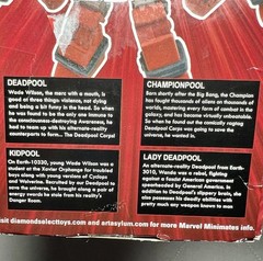 Marvel Minimates Deadpool Corps New York Comic Con Championpool Kidpool Lady NEW