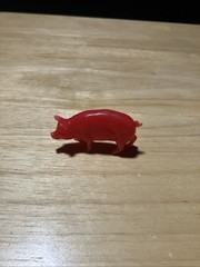 Unbranded Plastic Animals Lot Of 5 Vintage Varies Sizes