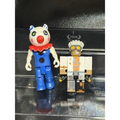 PhatMojo Piggy Clowny and Roblox Steampunk Action Figure Bundle Lot of 2