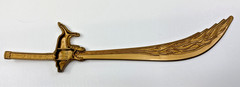 1995 Vintage Power Rangers Shogun Deluxe Megazord Gold Sword 9.5″ and Red Shield