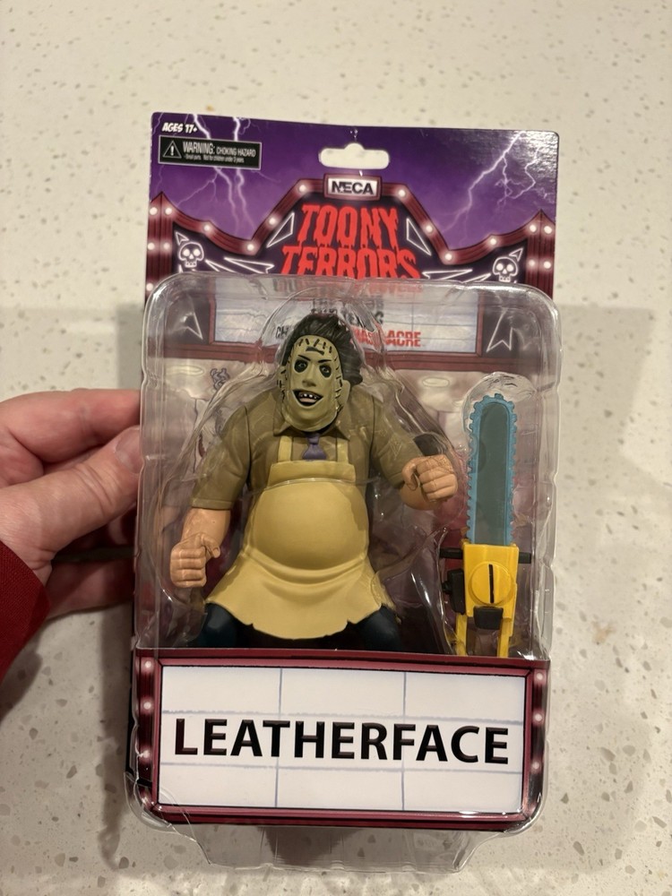 NECA Toony Terrors Texas Chainsaw Massacre Leatherface Action Figure New