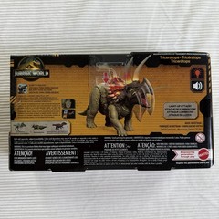 Mattel Jurassic World Survival Wild Roar Triceratops Park Dinosaur Figure