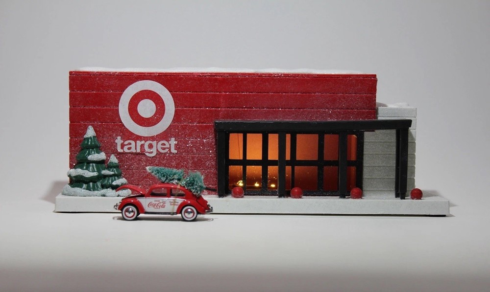 NEW 2025 Target Light Up Mini Christmas Diorama + Volkswagen