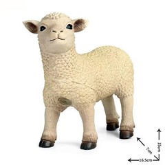 Sheep Toy Action Figure Small Animal Figurine Doll Gift for Kids