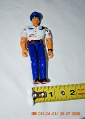 1999 Lanard The Corps C9 Police Officer Action Rescue Figure – White Shirt