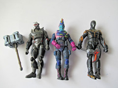 Fortnite Action Figure Lot Jazwares 4.5 3 Figures and 2 Accessories