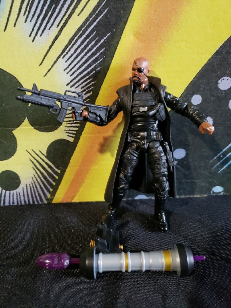 2012 Marvel Universe Assault Squad Nick Fury 3.75″ Toy Action Figure Avengers