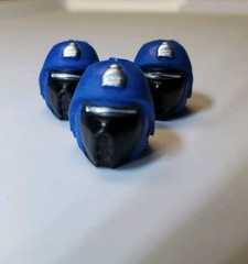 2021 GI Joe Black Major Custom Cobra Cobalt Blue Helmet Crimson Guard Lot