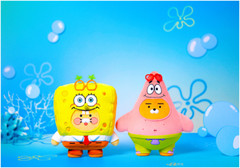 Kakao Friends x SpongeBob Medium Doll Choonsik & Ryan Plushy Soft Toy