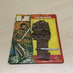 Vintage G.I. Joe Adventure Team Fight For Survival Action Outfit MOC 7301 Hasbro