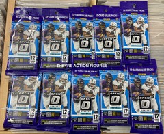 10x 2025 Panini Donruss Optic Football 12-Card Fat Pack Cello Lot Sealed NEW