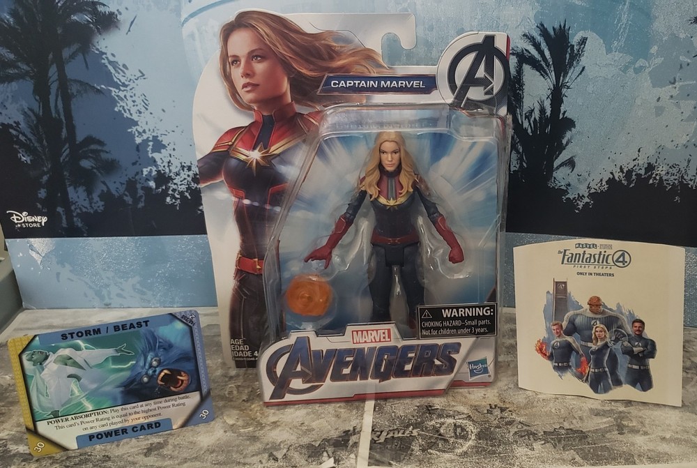 Avengers Endgame Captain Marvel Figure 2025 MCU Fantastic Four Movie Clipping