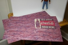 Brick Photo Sheets 2x11x17″ 1/10 Scale Display Prop Garage Diorama Dollhouse