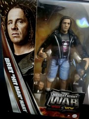 WWE MONDAY NIGHT WAR SERIES 12 BRET HART BILL GOLDBERG **IN HAND**