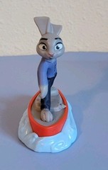Disney Zootopia Judy Hopps Fast Food Toy Figure McDonald’s 2016 Ages 3-7 Years