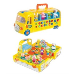 PORORO Melody School Bus & 10 Friends Figures Gift +Free Express Ship