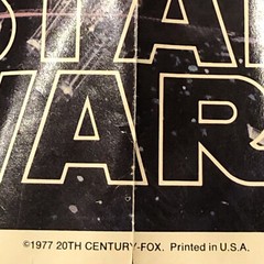 Vintage Star Wars 1980 Kenner The Empire Strikes Back Booklet 1977 Record Insert