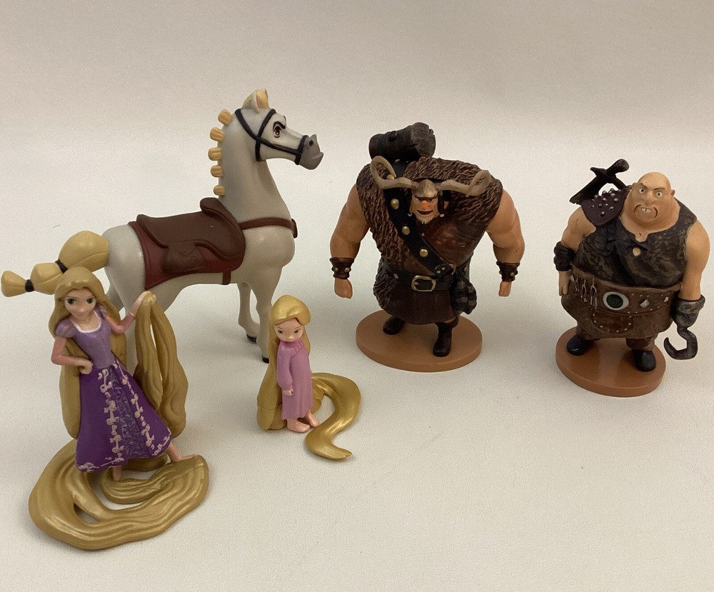 Disney Tangled Rapunzel Toddler Maximus Hook Hand Vladimir Figures Cake Toppers