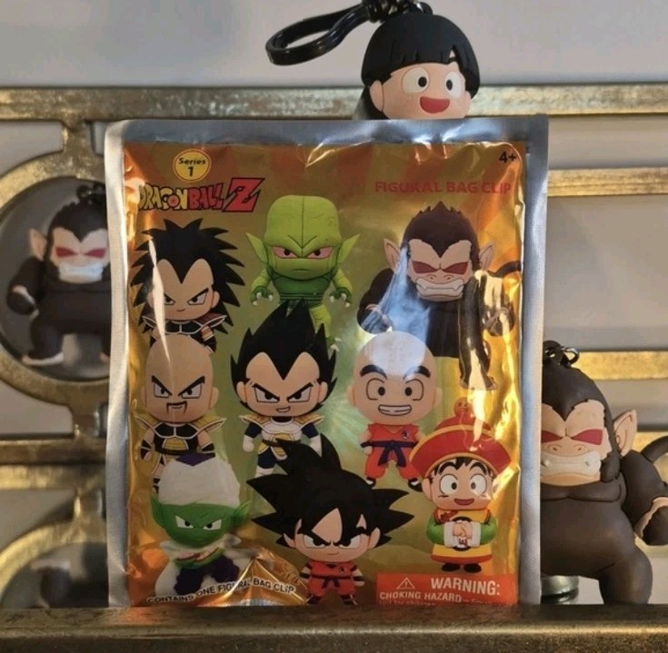 Monogram International × Dragon Ball Z 3D Blind Bag Figural Bag Clip, 3.25″.