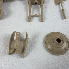 Vintage 1982 MOTU Castle Grayskull Parts Lot Of 6 Shield Gargoyle Trainer Cannon