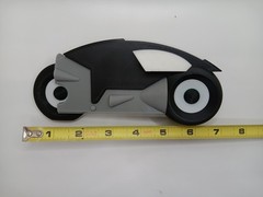 Retro Lightcycle black for Vintage Tron action figures and light cycle toy