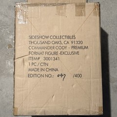 Sideshow Collectibles Star Wars Commander Cody Premium Format Exclusive 47 / 400
