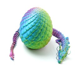 3D Printed Dragon Egg Model,Articulated Animals Figure,Fidget Toys Home Decor