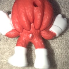 SONIC THE HEDGEHOG & KNUCKLES • Vinyl/Plastic Action Figures Tomy McDonalds 2-3″