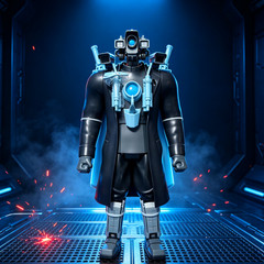 Skibidi Toilet Series Titan Cameraman Action Figure Toy 24 Inch Large Size