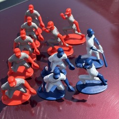 🌹2005 KASKEY KIDS BASEBALL GUYS LOT 11 BLUE & RED Figures.