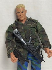 Vintage 1996 GI Joe Action Figure 12 Inch Army Hasbro Pawtucket W/ Weapons!