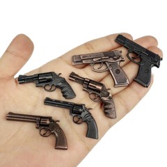 6PC Unique Castle Pistol Revolver Gun Soldier Warrior 1:6 Scale Action Figure