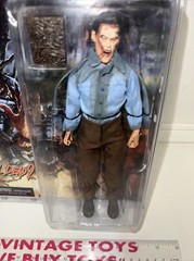 Evil Dead 2 Deadite Ash With Necronomicon Action Figure NECA Reel Toys 2014 🔥