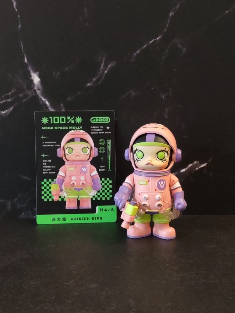 POP MART Mega Space Molly 100% series 2, Patrick Star, No Box