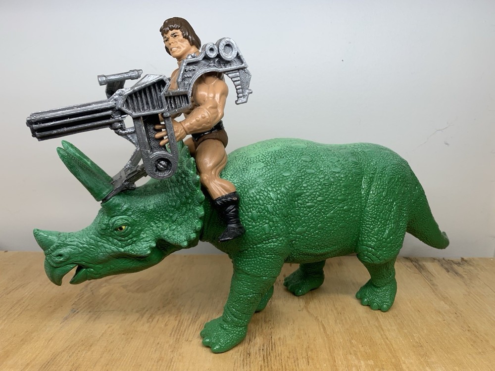 CUSTOM BIONATOPS Triceratops He-man MOTU Must See! ONE-OF-A-KIND! Jurassic Park