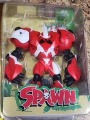McFarlane 30 Years The Deviant: Rat City Spawn Platinum & Wave 8 Robot Wars 7″